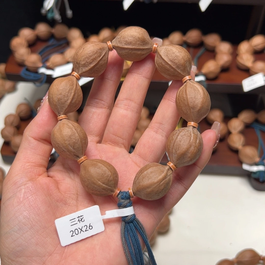 路***人橄榄核手串/手链梅林铁核手串/20X26