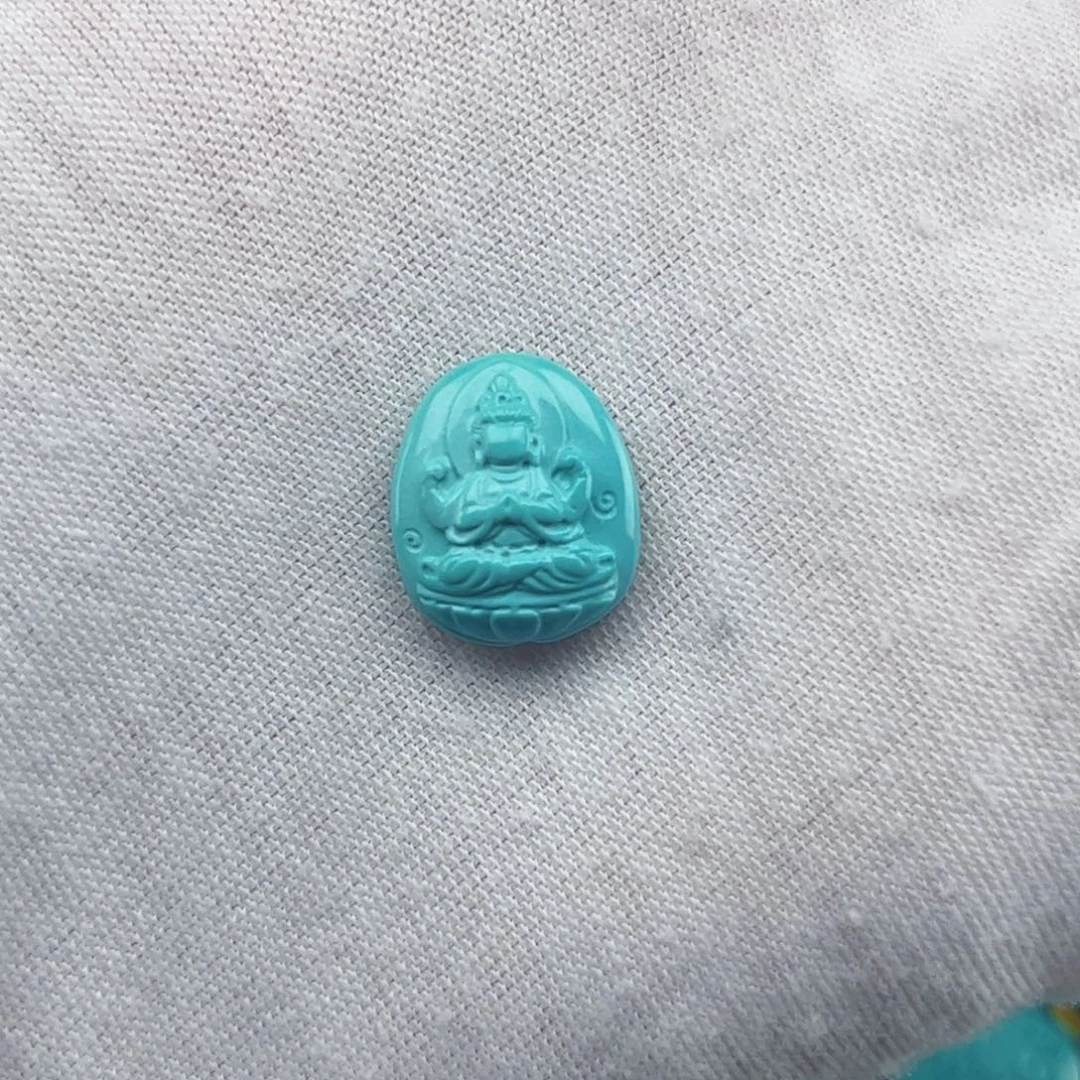 绿松石未镶嵌吊坠