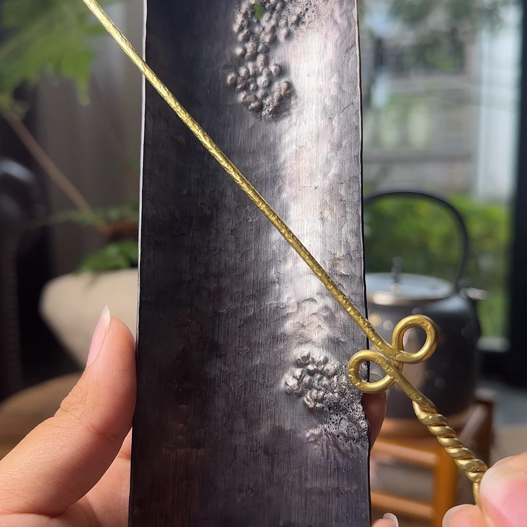 见芸见器纯手工紫铜茶则