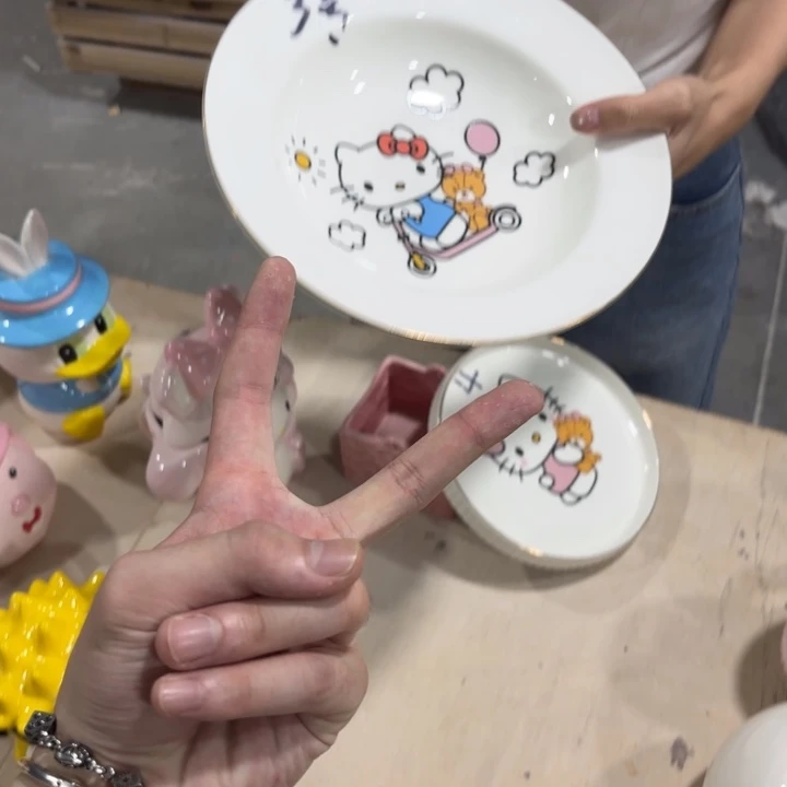 高温陶瓷釉下彩餐具