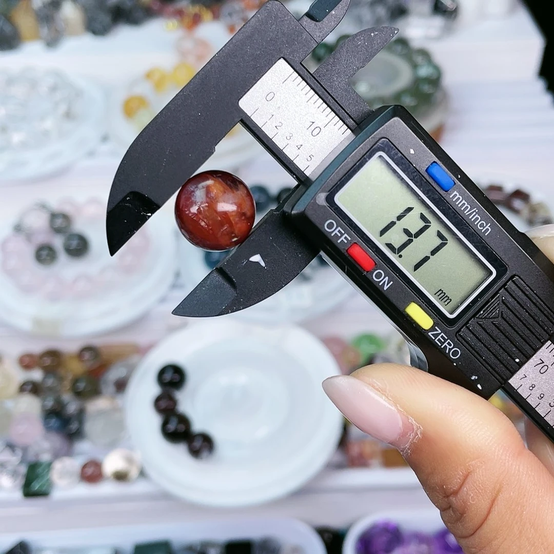 水晶单珠打孔不退不换未镶嵌