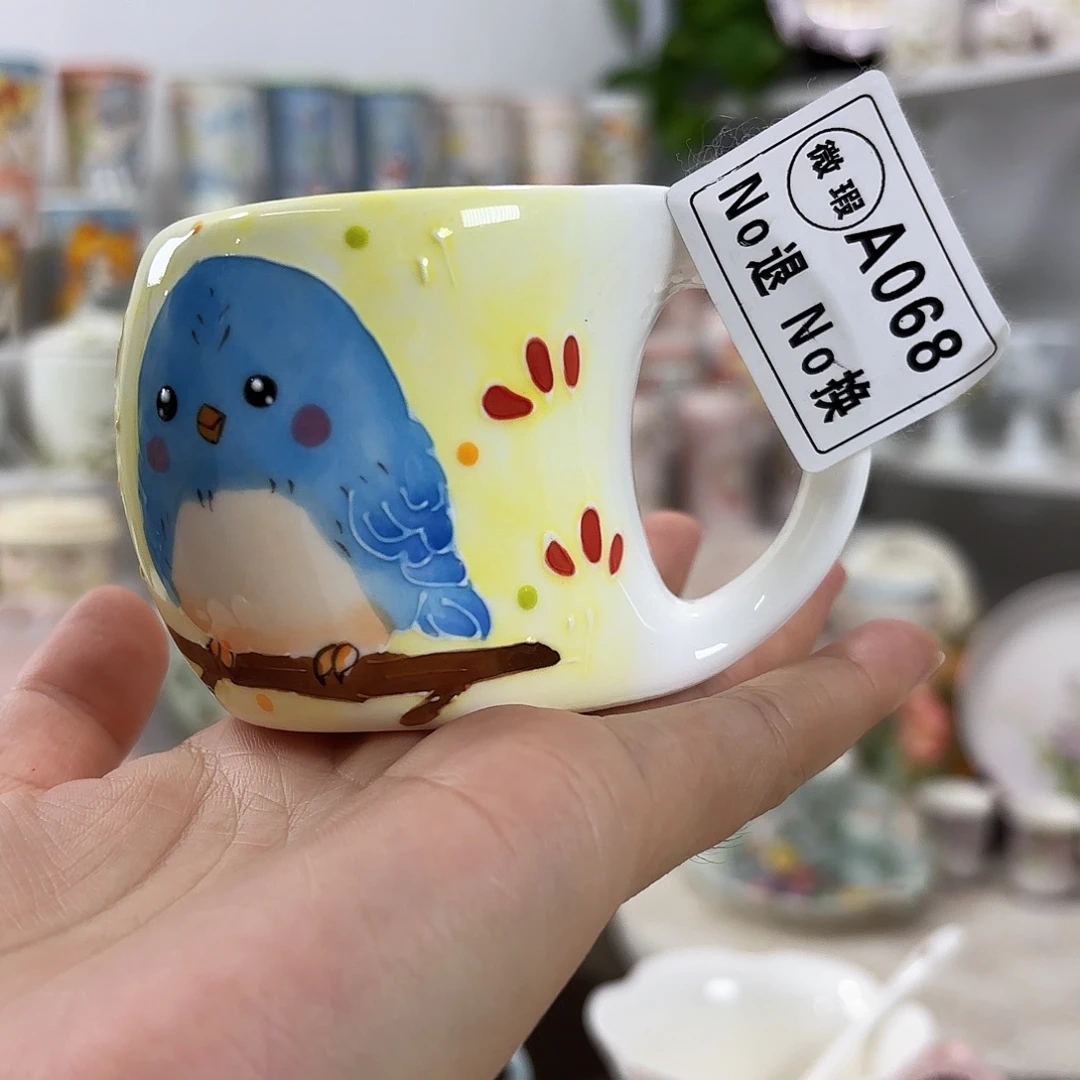 手绘高温釉下彩陶瓷