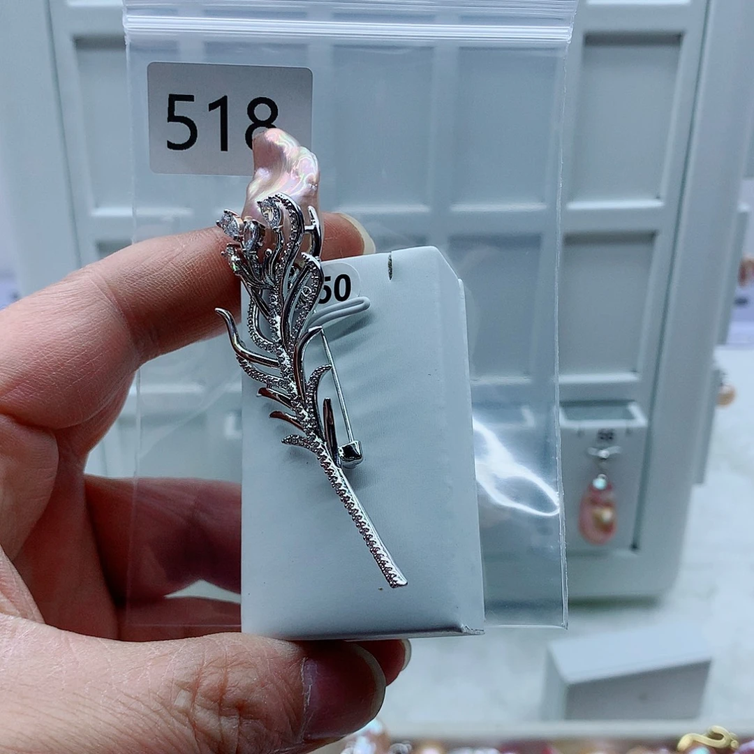 吊坠(不含链)合金淡水珍珠