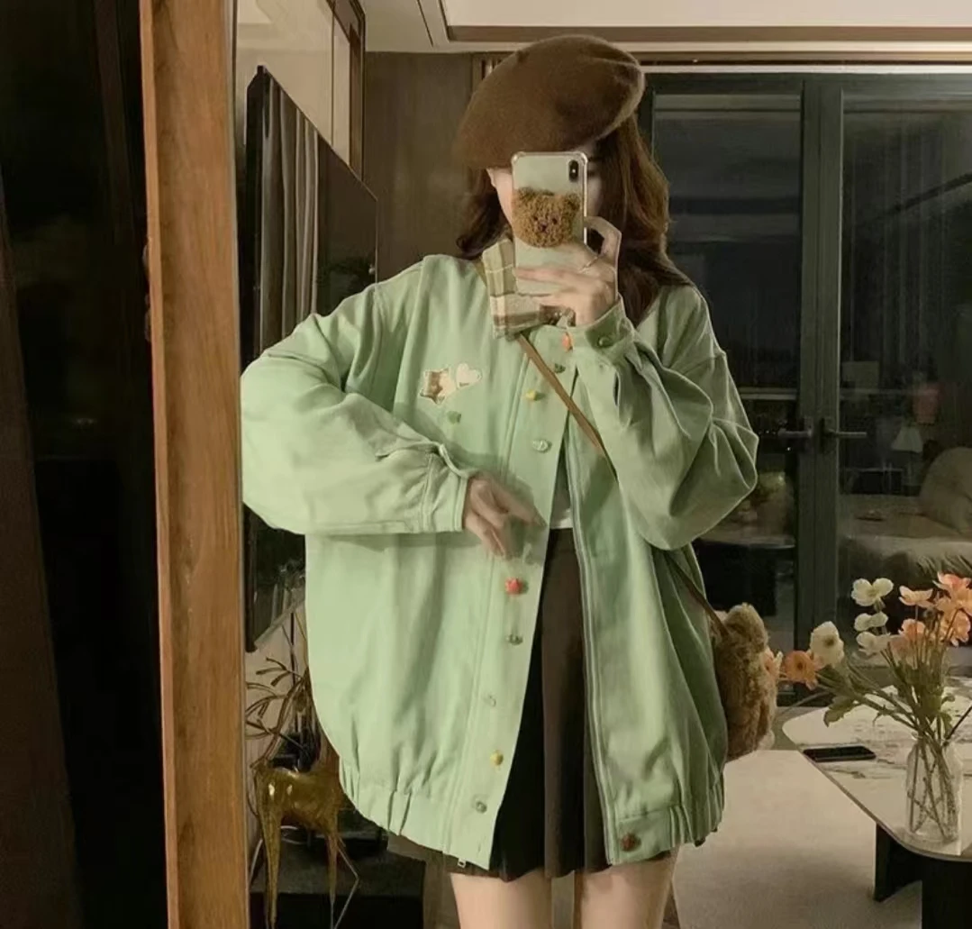 1301-1310  春桥服饰 商家编码春秋外套女简约慵懒风小众宽松百搭