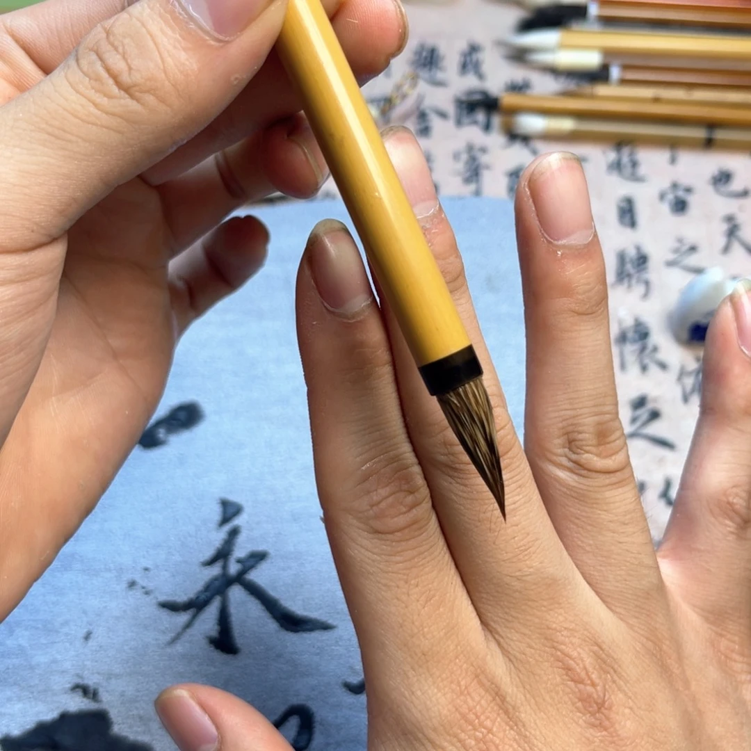 单支纯三花紫豪小楷