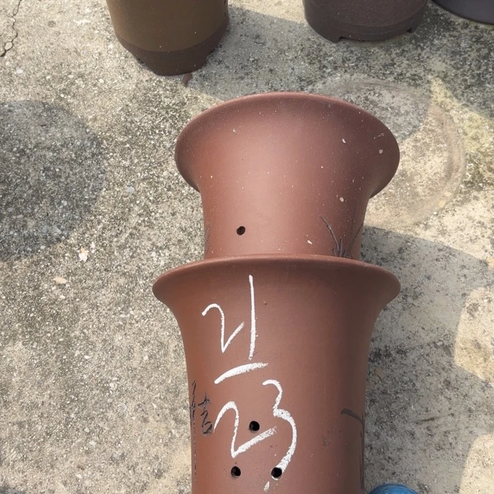 紫砂花盆紫砂的颜色