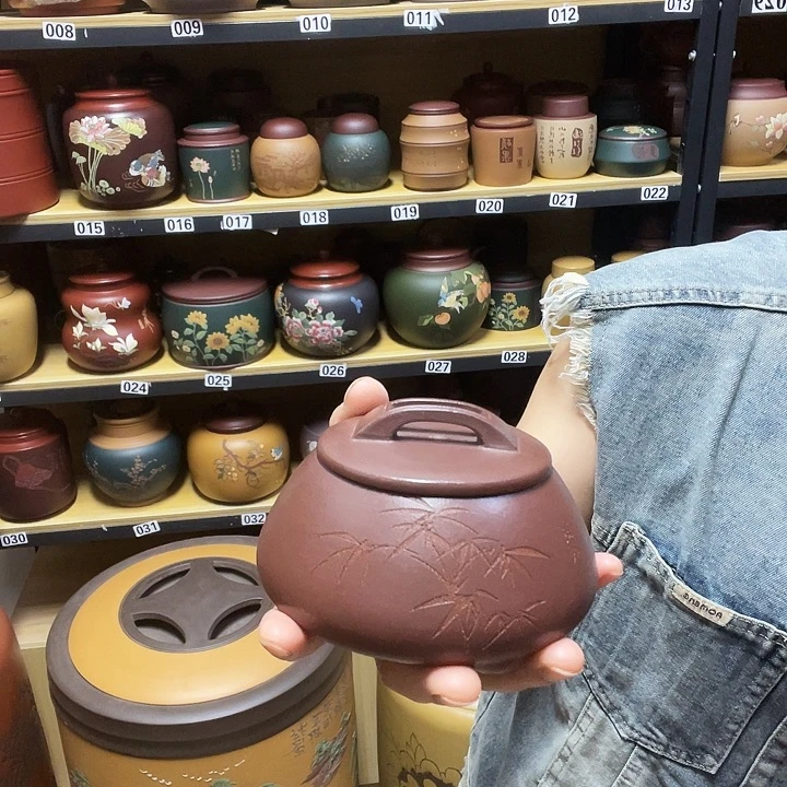紫砂茶叶罐天***⁵紫砂茶叶罐