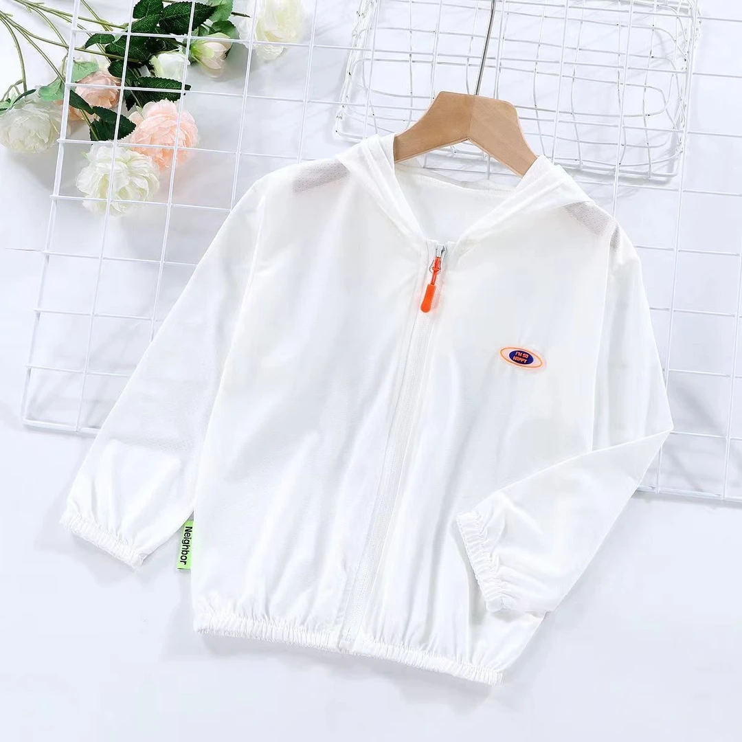 2025夏季新款防晒外套儿童薄外套女童皮肤衣休闲户外连帽轻薄透气