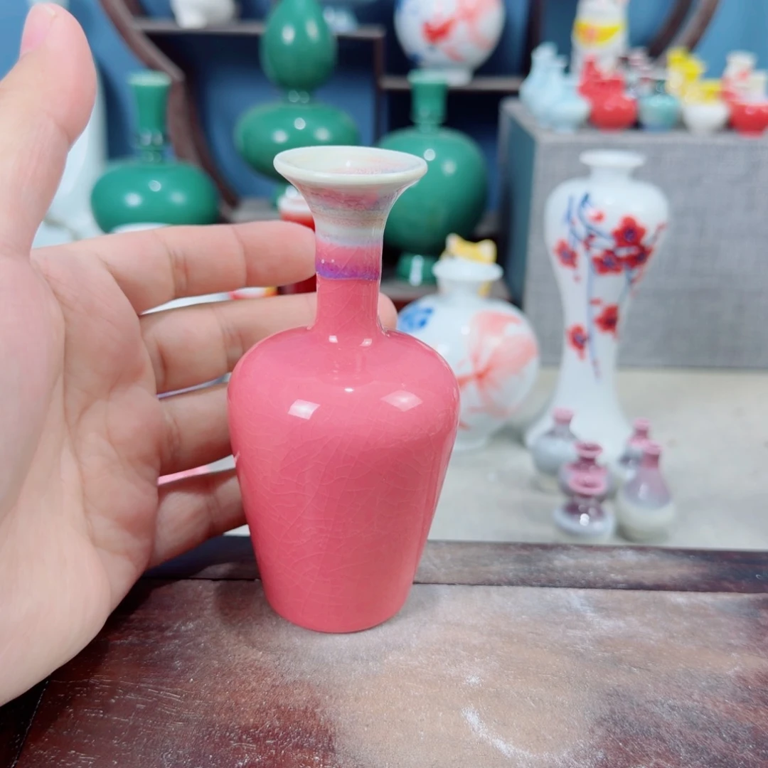 陶瓷手工小花器摆件