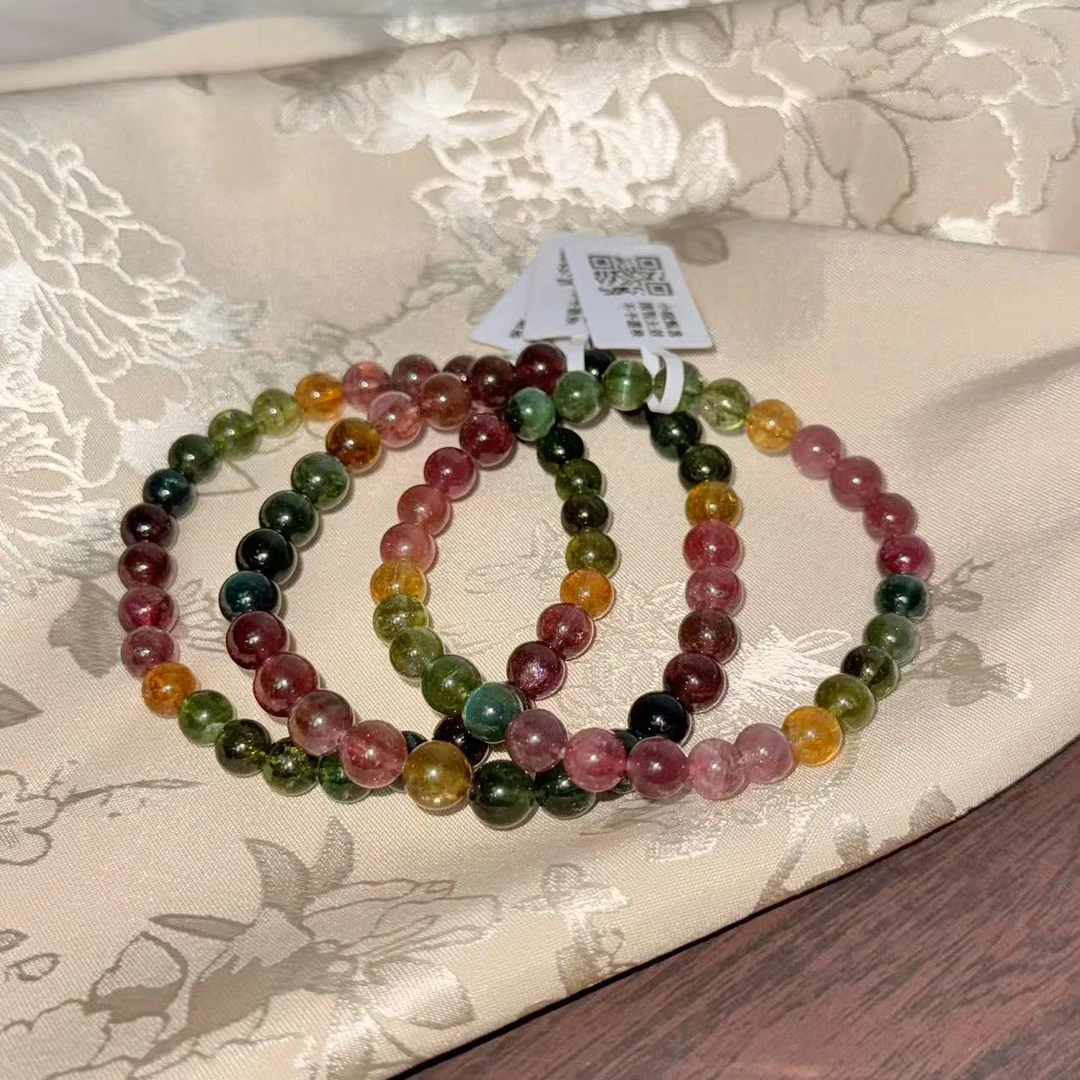 【小院甄选】碧玺单圈手链约6mm 多样性发一件 XC971