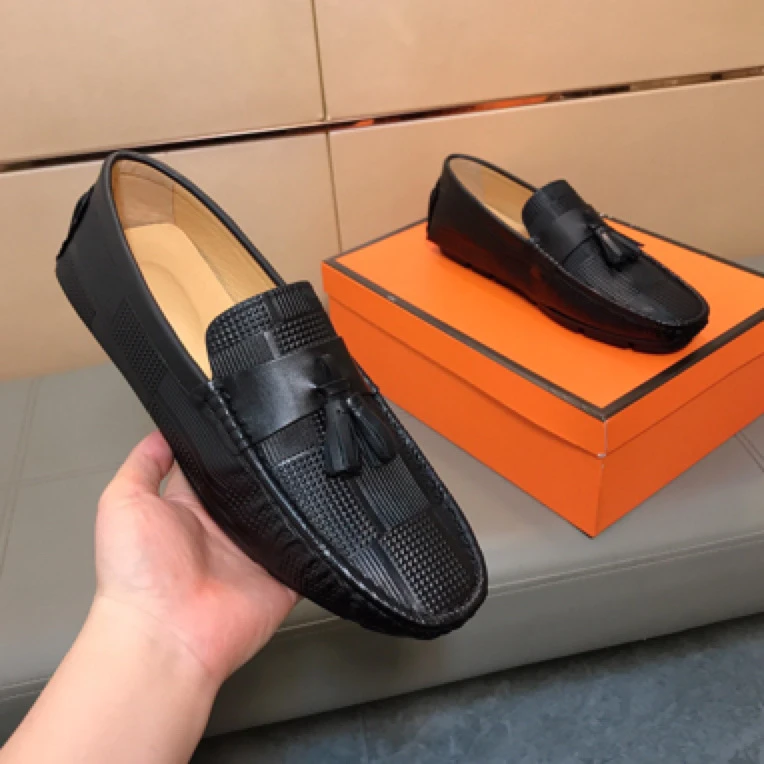 英伦透气一脚蹬休闲真皮豆豆鞋男款男士舒适休闲鞋舒适时尚驾车鞋