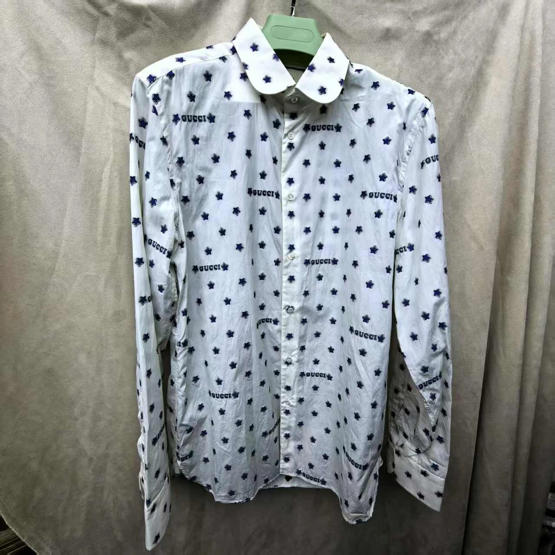 95新 GUCCI/古驰 古驰星星衬衫41码/70290306