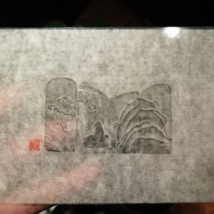 寿山石拓片，随机发货