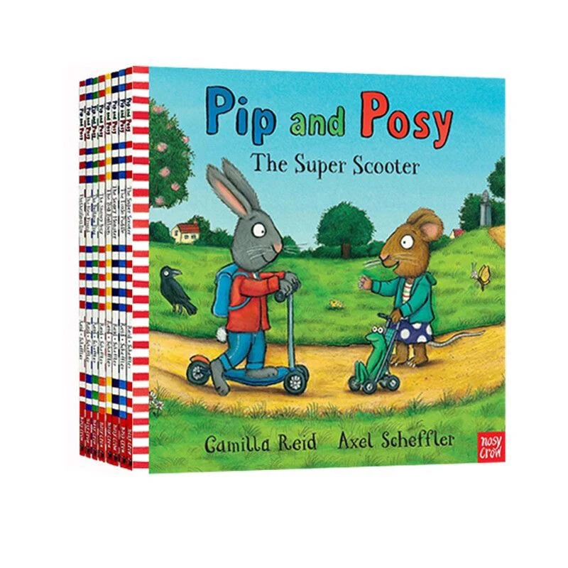 【全套10册】波西和皮普英文原版图画故事绘本推荐读物