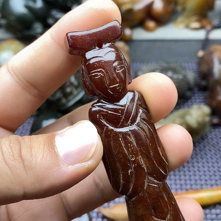 未镶嵌蛇纹石玉颈饰