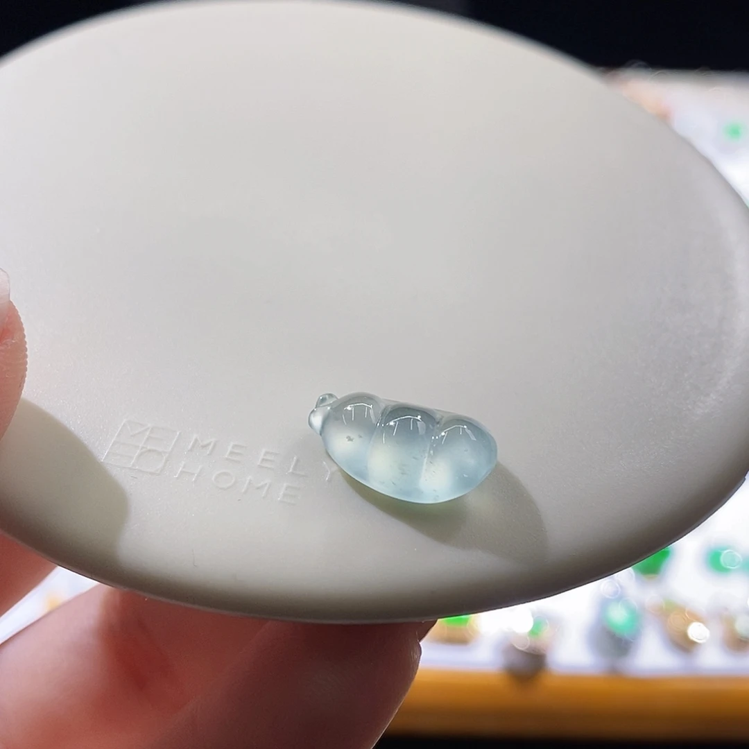 翡翠散珠福豆裸石