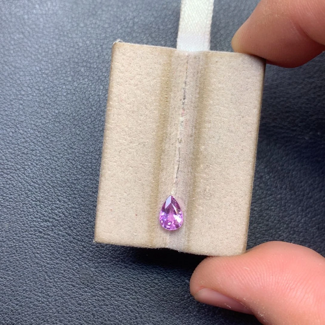 彩色蓝宝石裸石未镶嵌尘**棠0.96ct兰卡老烧