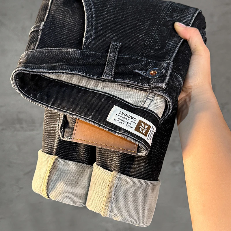 牛仔裤男款爆款2025年秋季新款潮流刺绣弹力休闲百搭韩版长裤8826