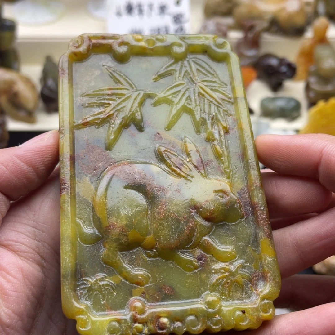 蛇纹石玉未镶嵌戒指