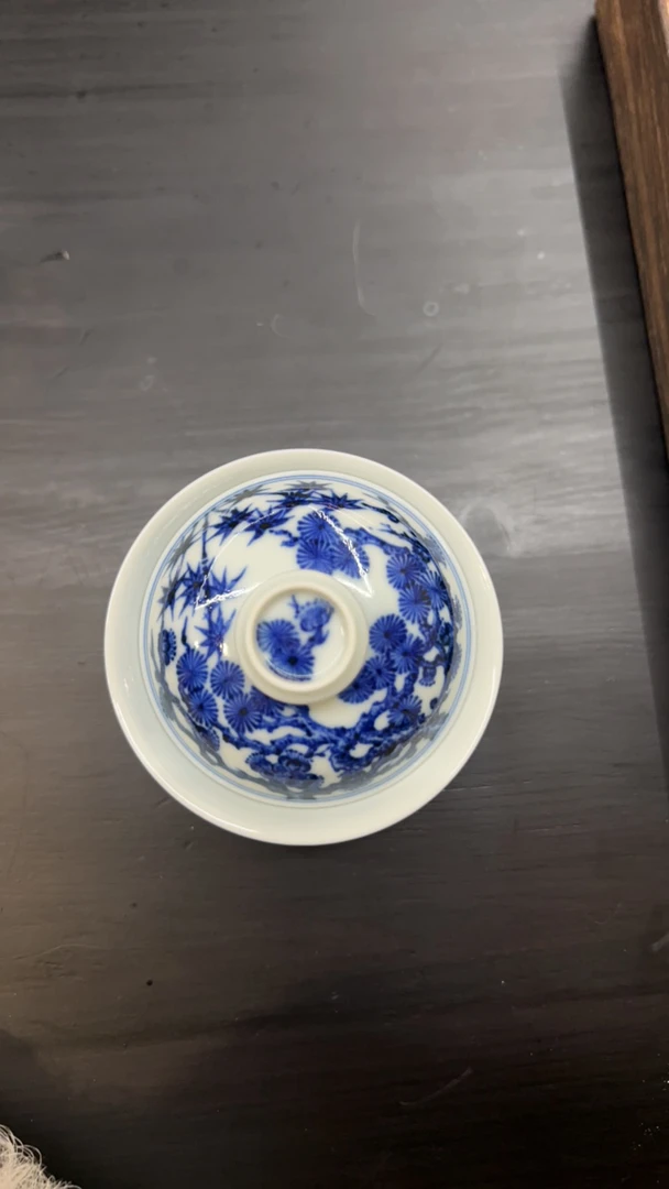 润山盖碗系列 景德镇手工陶瓷