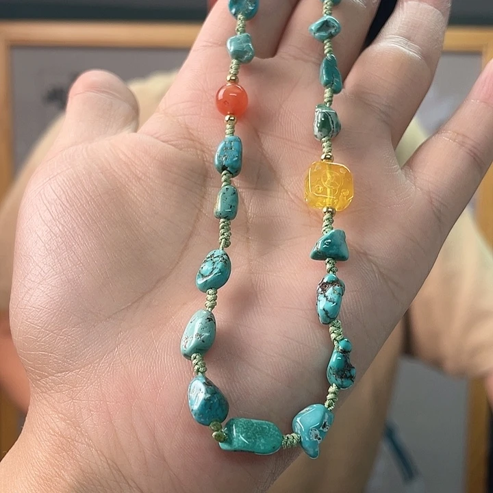 未镶嵌绿松石珠宝奇石