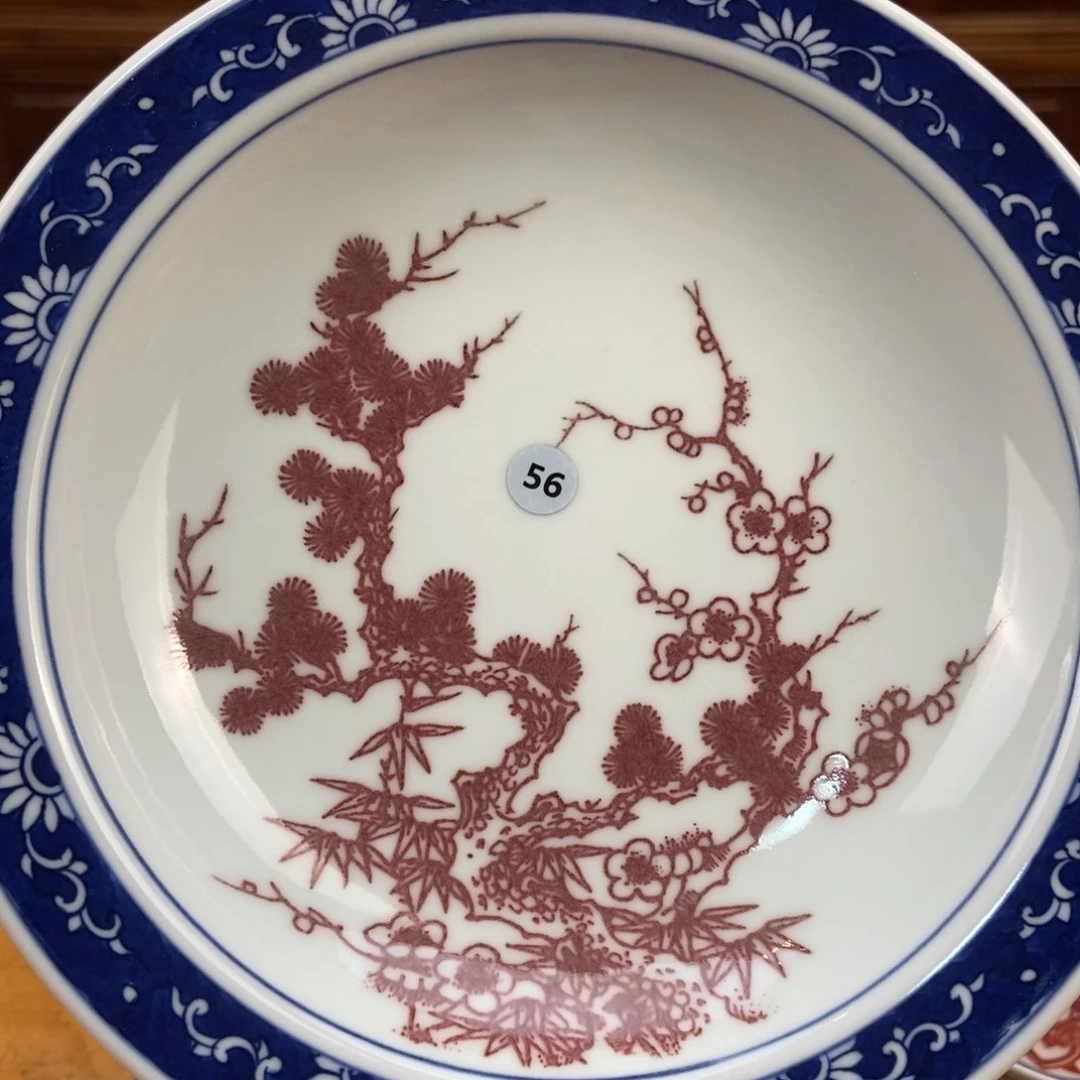 手绘现代茶具非古董