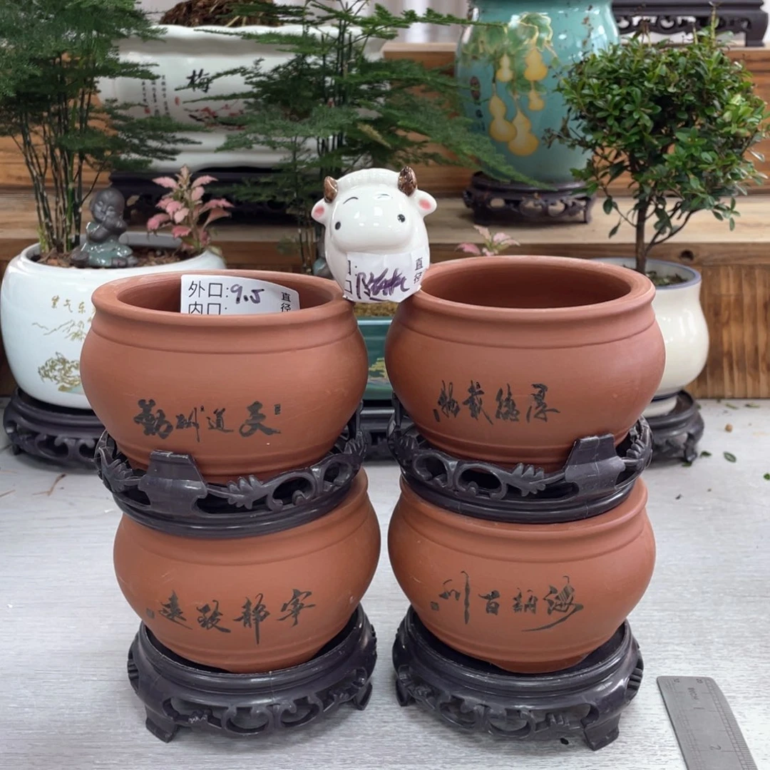 陶瓷花盆紫砂花盆高端花盆