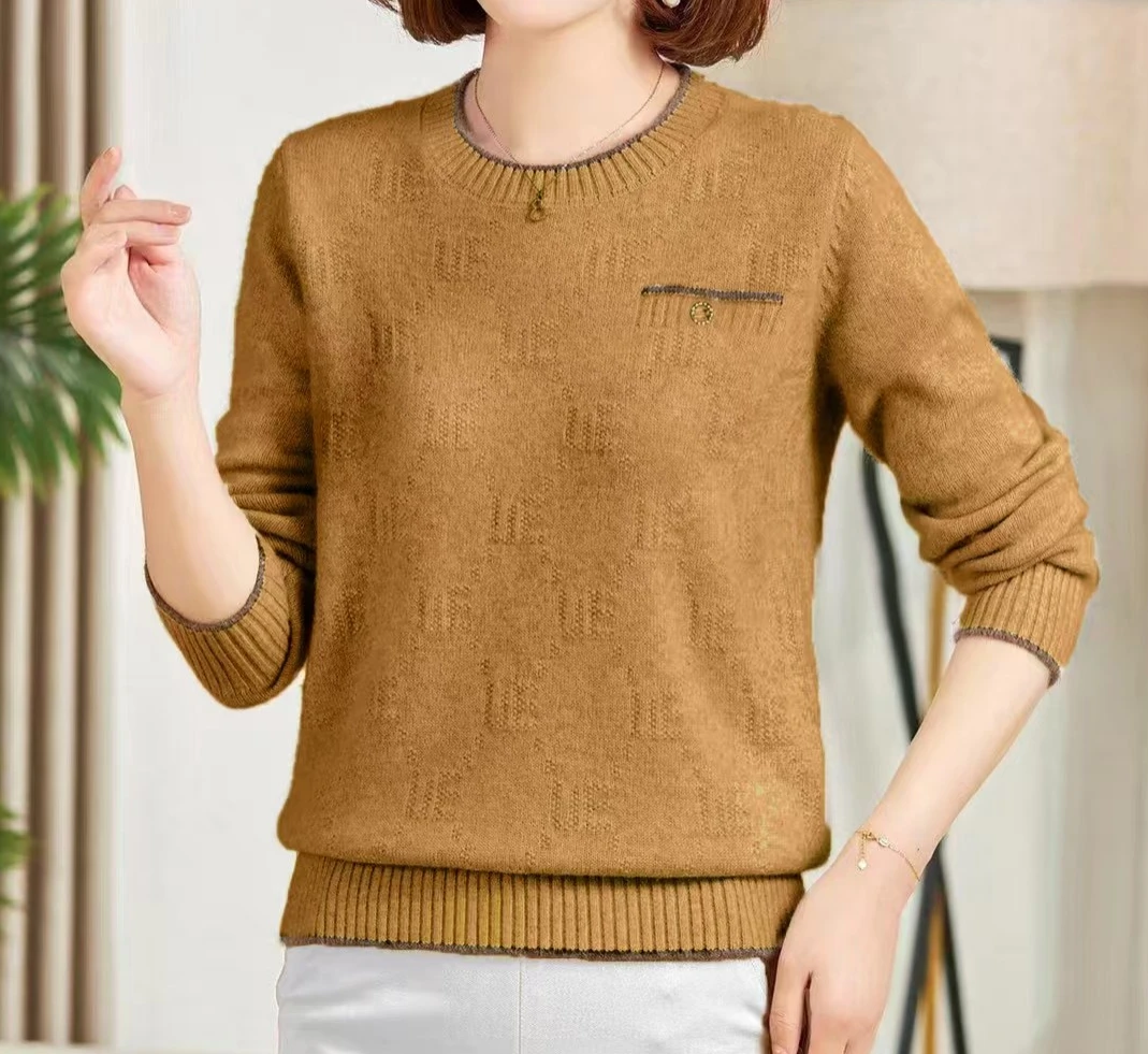 女士时尚百搭休闲毛衣 3301-A122