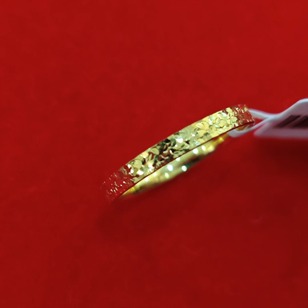 【莹莹专享】足金999饰品 碎冰冰戒指 1.17 15圈口 GP