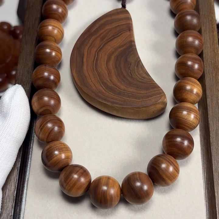 1***2檀香木印度老山檀虎皮纹供奉奶香