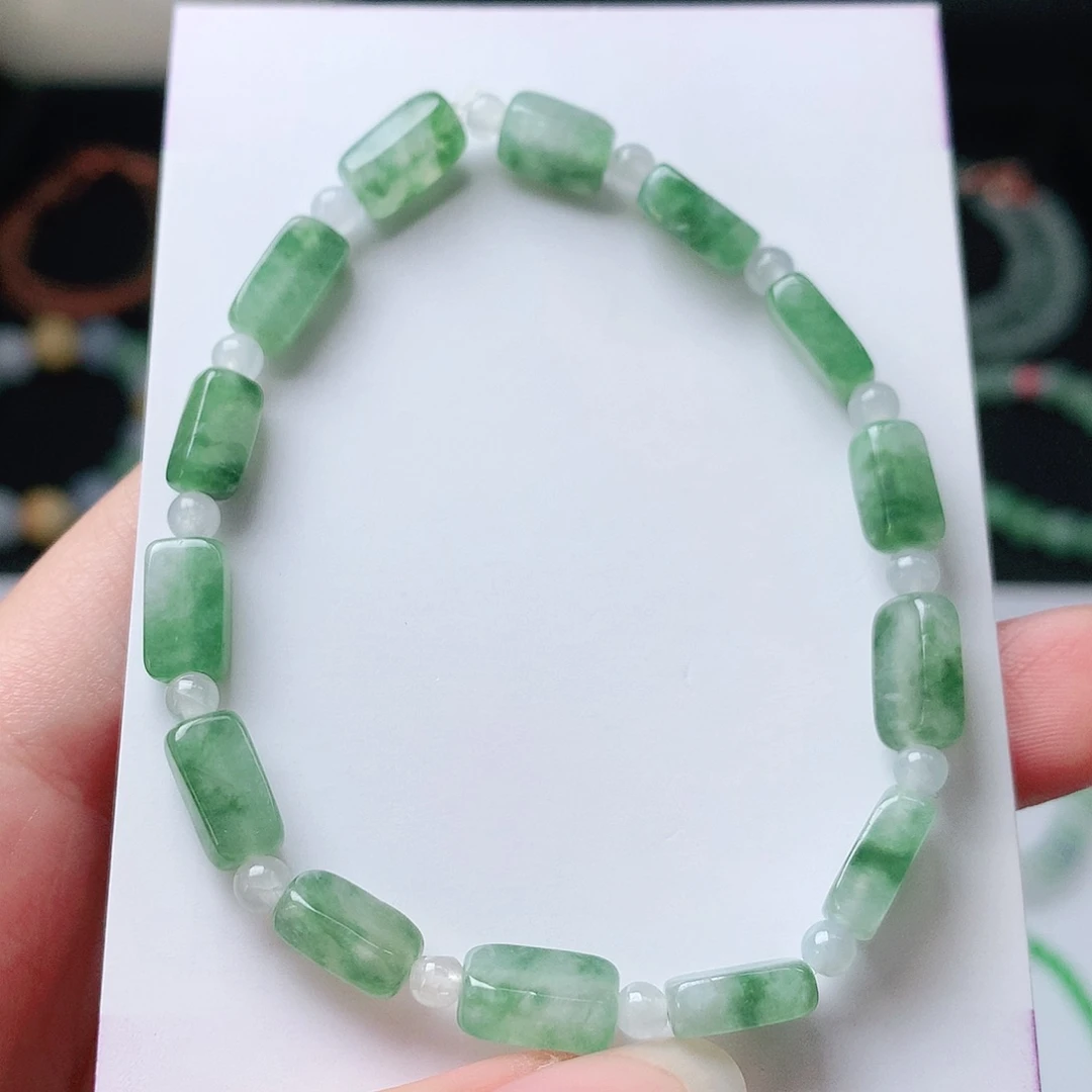 翡翠未镶嵌手链翡翠