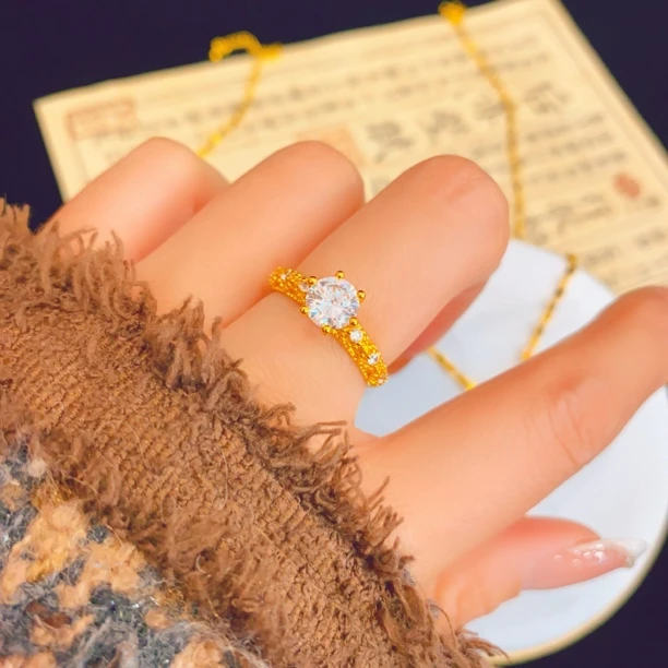 铜合金戒指 皇冠戒指活口