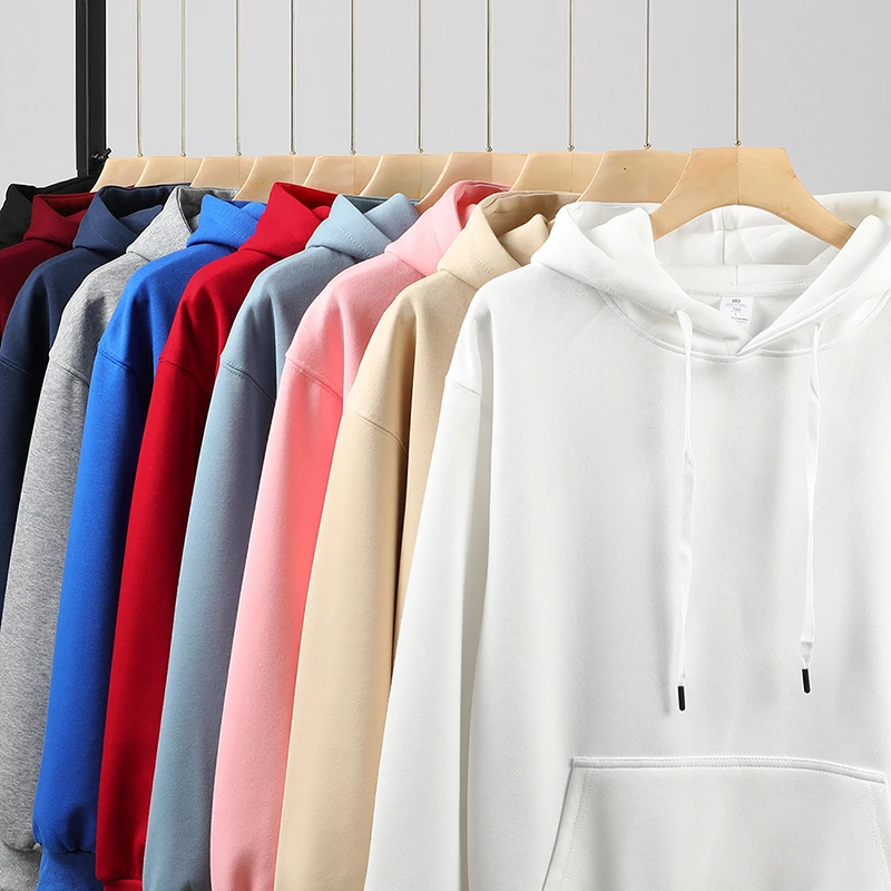 001春秋长袖薄款休闲加绒男装纯色秋冬百搭卫衣宽松秋季韩版