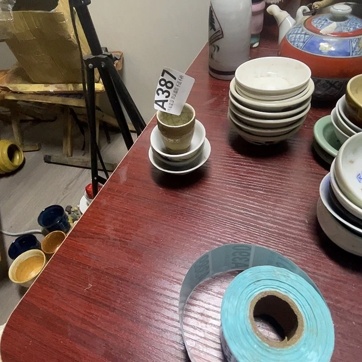 咖***茶瓷片回流瓷器默认微瑕387