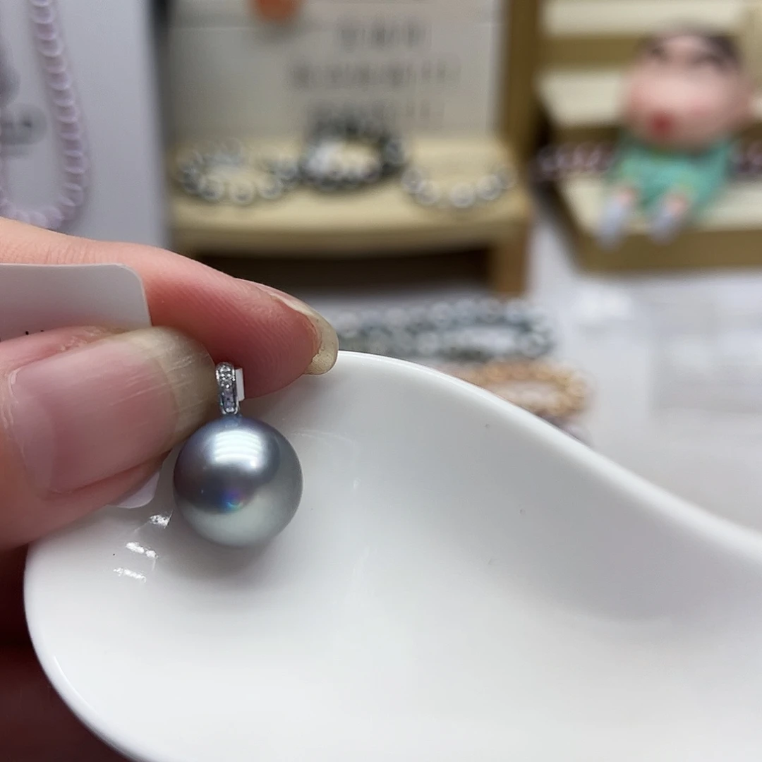 海水珍珠18K金镶嵌颈饰