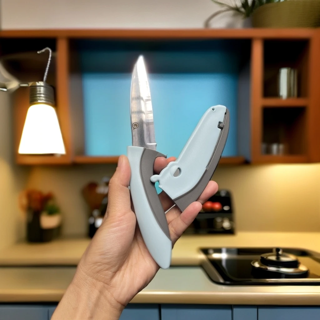 河马水果刀神器户外多功能家用创意便携式去皮锋利小刀野营刀