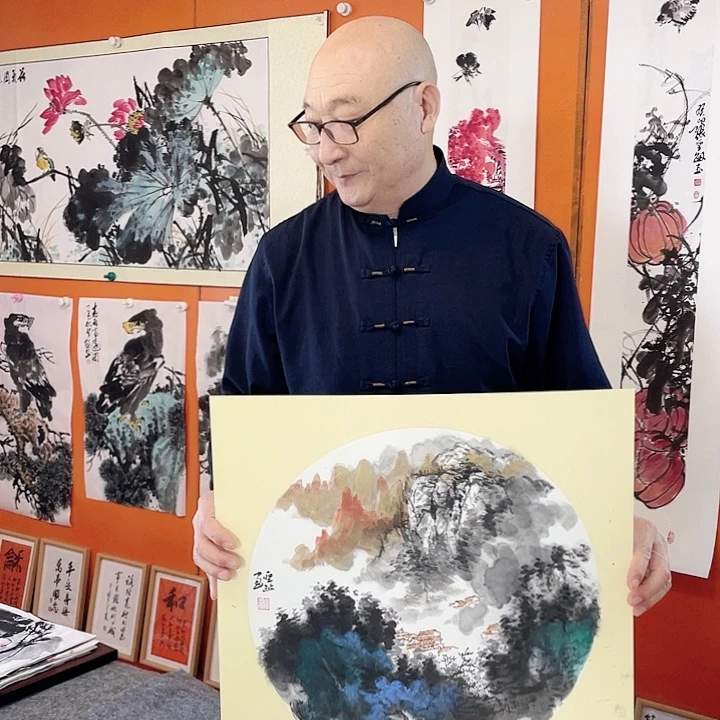 国画张圣敏先生纯手绘作品