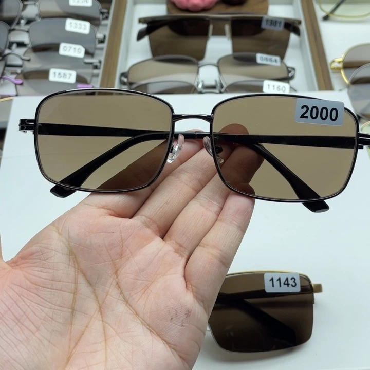 茶水晶全框眼镜 2000