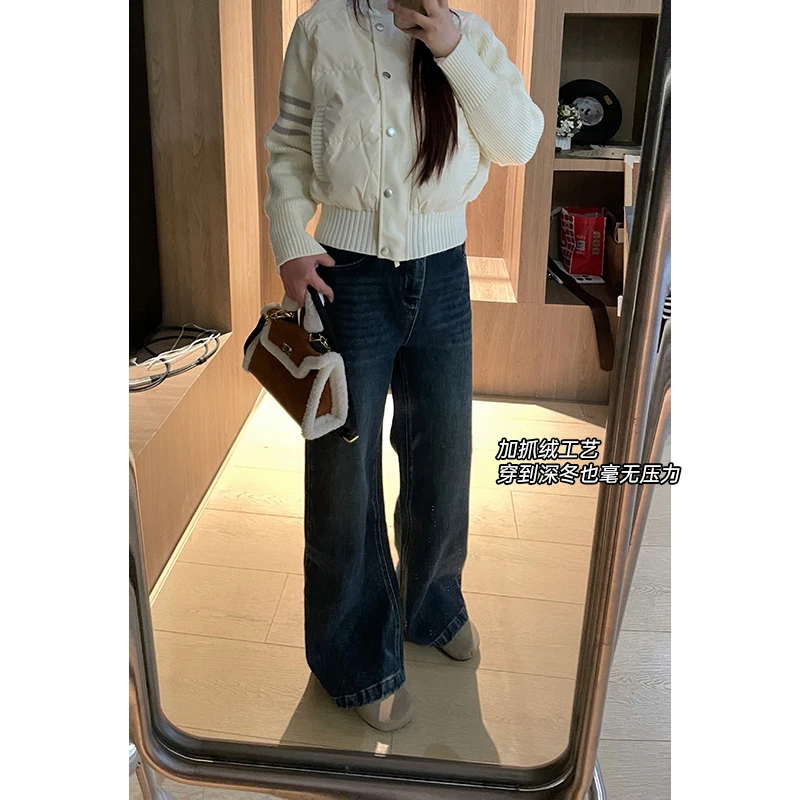 大G【收官大促 】【收官裤】2025冬时尚加绒牛仔裤K425K16745