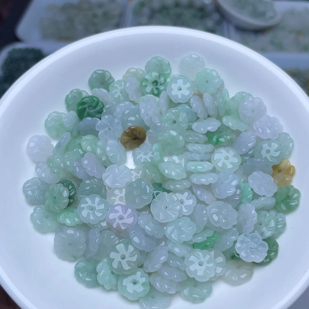 翡翠散珠卡9冰花花50个