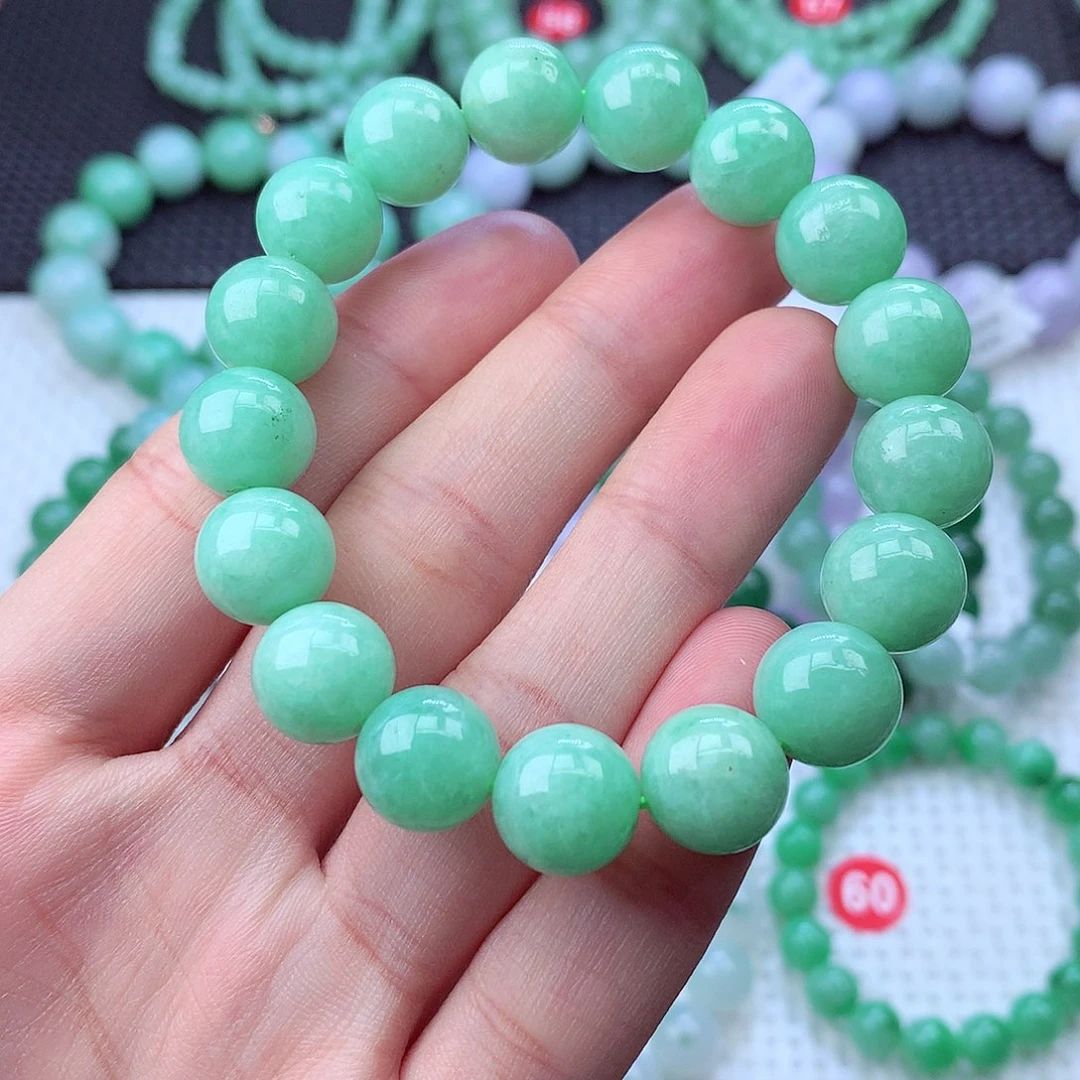 翡翠未镶嵌毛衣链