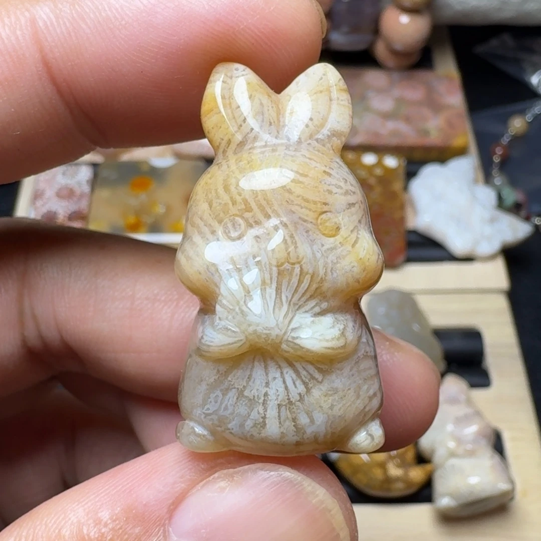 硅化玉未镶嵌纯天然色有机玉石保真色