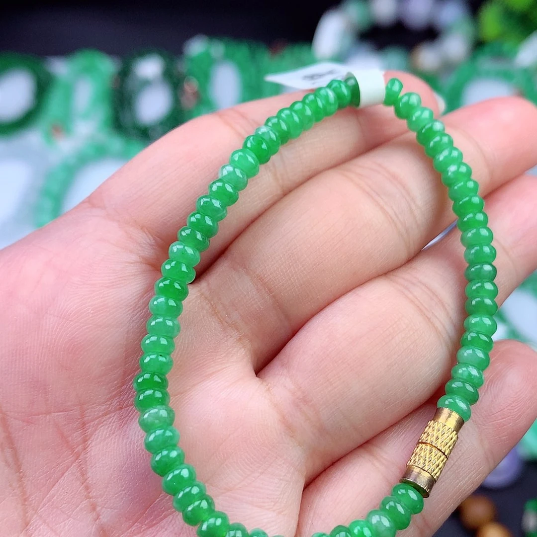未镶嵌手链翡翠手串