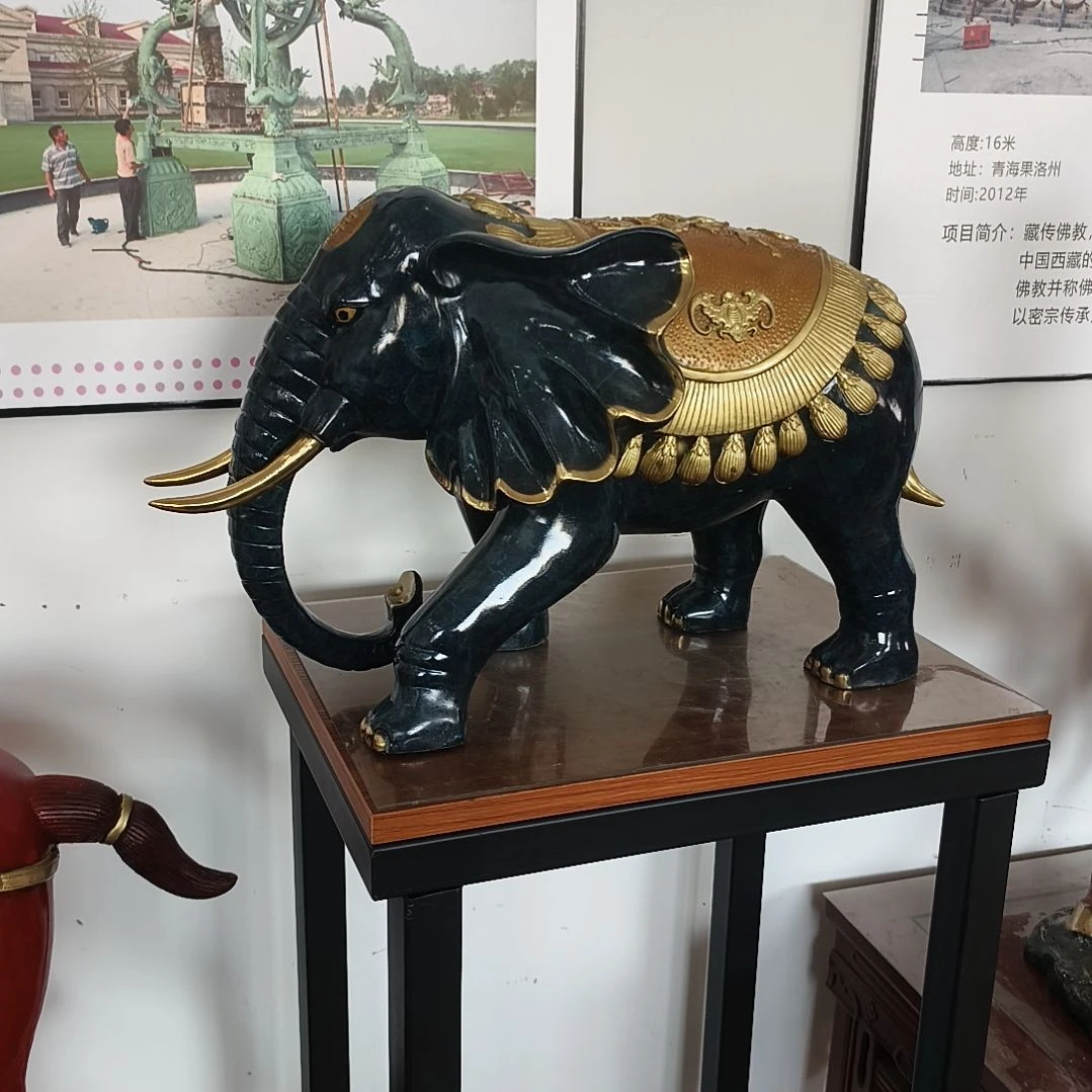 佛***缘铜雕源头厂家直播间同款颜色两对