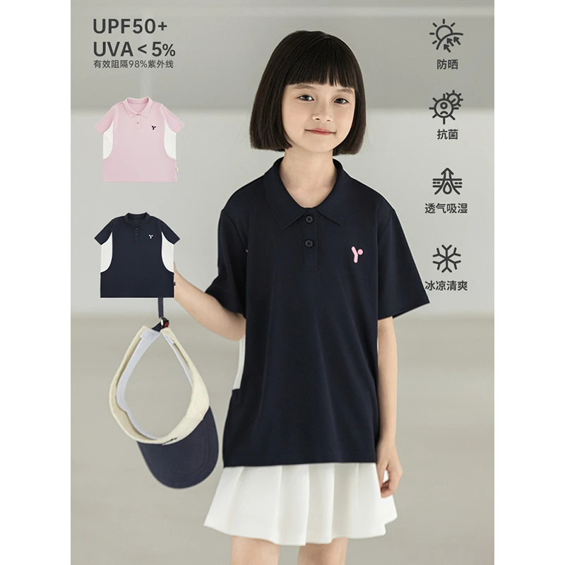 清 幼悠 夏肆波上CD1297【夏林清幽】冰凉体感UPF50+防晒透气POLO衫