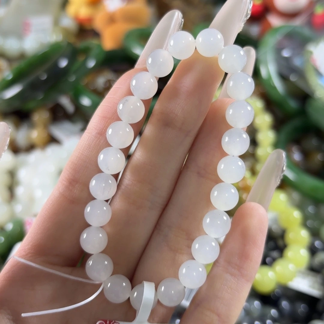 和田玉未镶嵌手链192