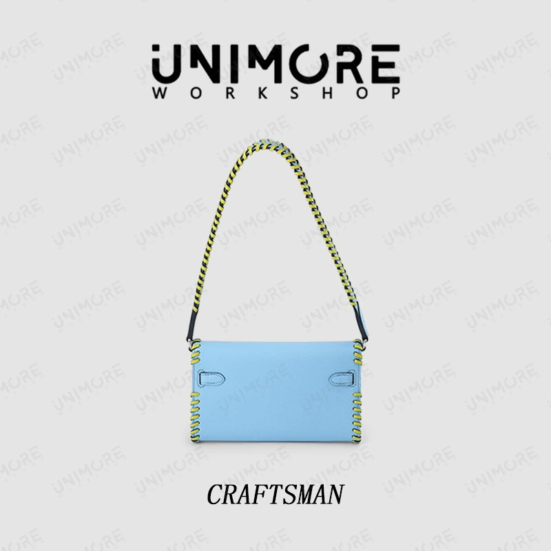 造物至定制【手工编织剀】手掌纹牛皮高级定制手提斜跨包