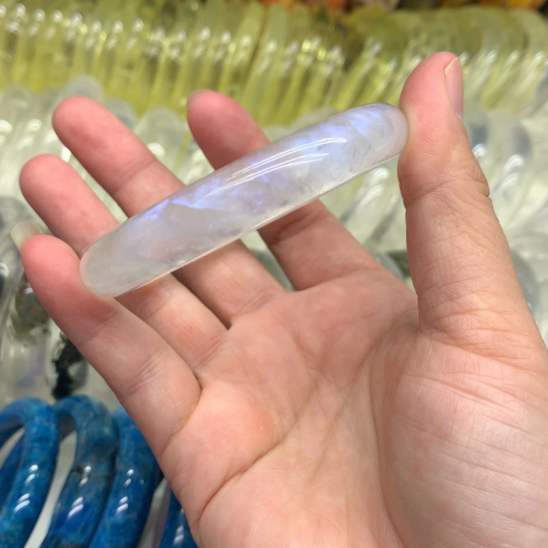 月光石未镶嵌手镯
