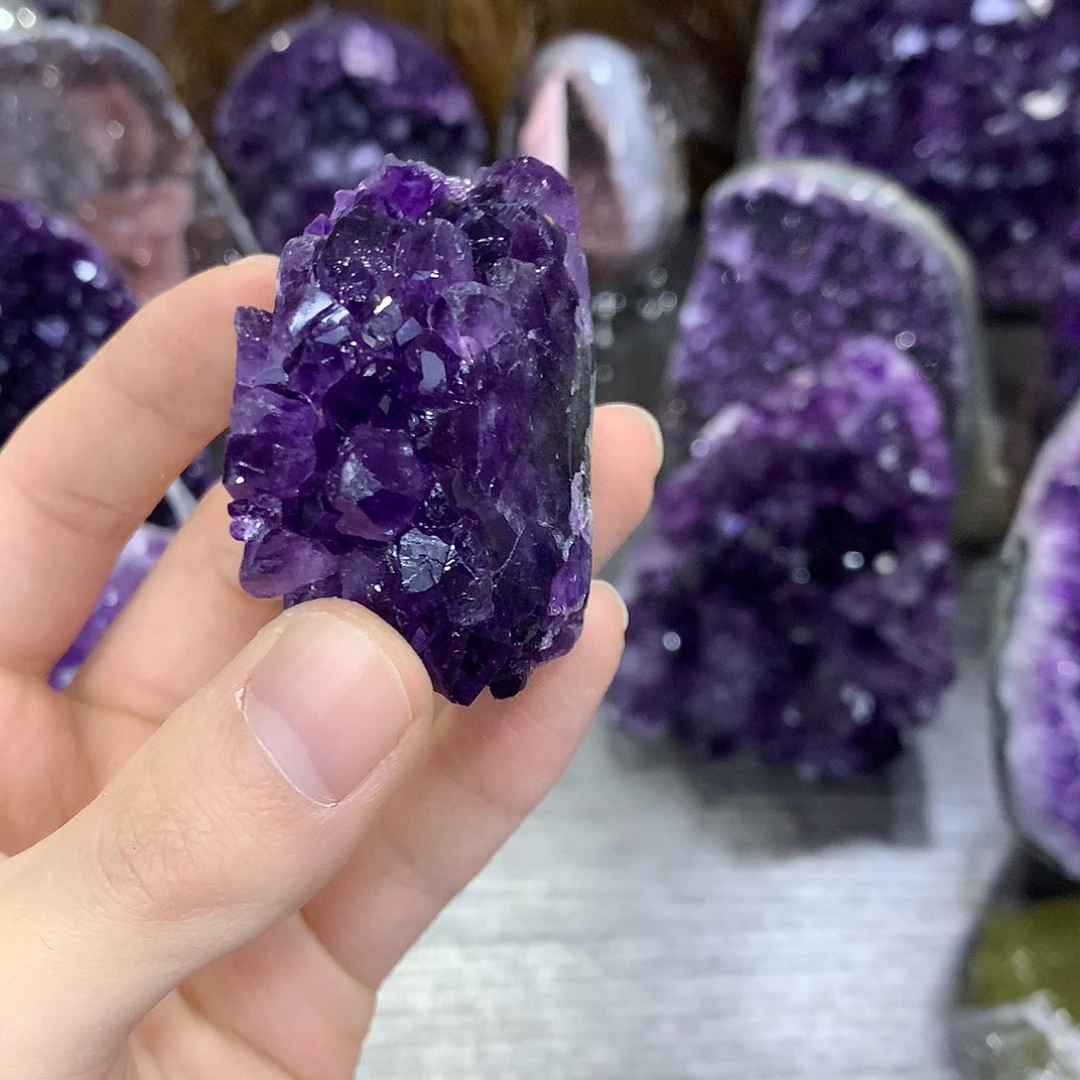 紫晶珠宝半成品未镶嵌852