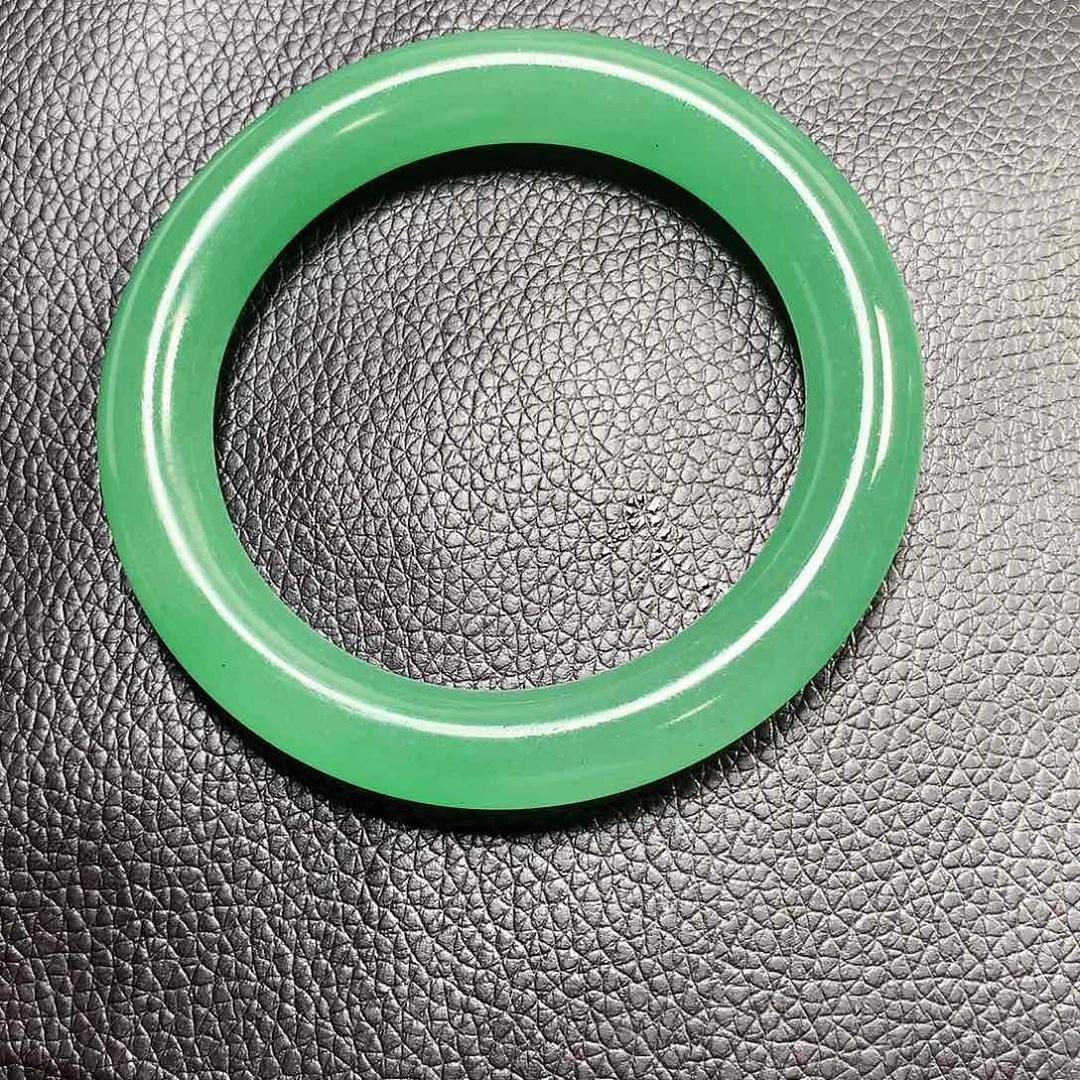 石英质玉手镯未镶嵌1***2圈口55.7